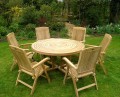 Turnworth 150cm Round Ring Table Set with Recliner Chairs