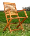 Ubatuba Folding Arm Chair [Box of 2]