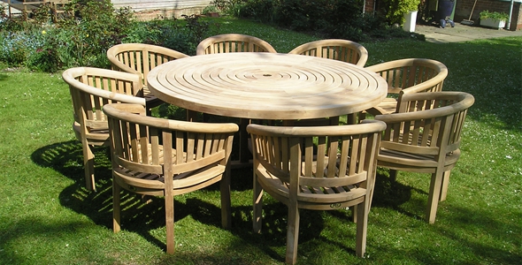 Turnworth 6ft Teak ring Table