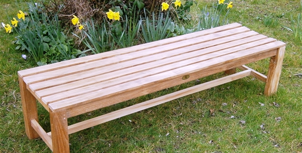 Southwold 6ft Teak Deluxe Backless Bench